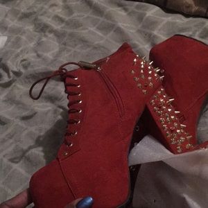 Orange Booties
